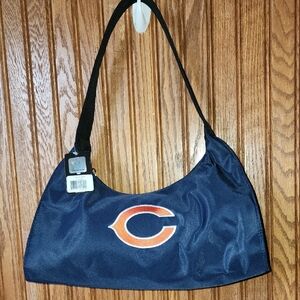 NFL Navy and Orange Shoulder Bag